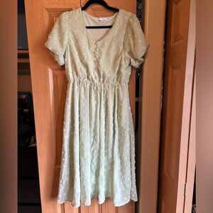 Baltic Born midi Swiss dot dress size medium